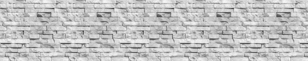Badrückwand Steinoptik