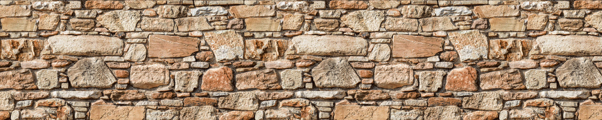 Badrückwand Steinoptik