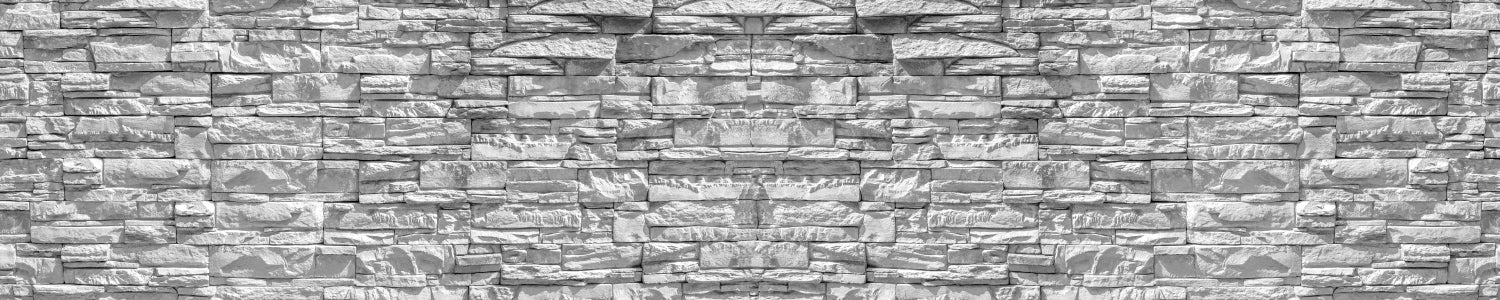 Badrückwand Steinoptik