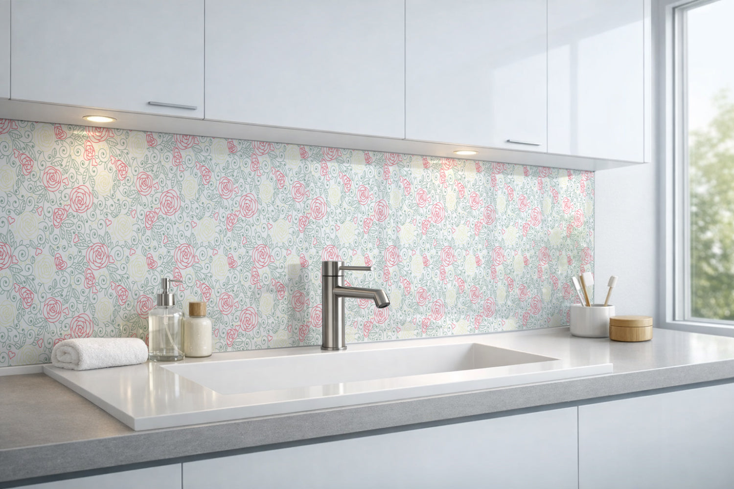 Waschbeckenrückwand Muster