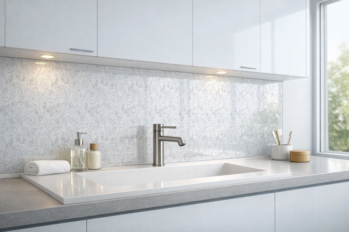 Waschbeckenrückwand Muster