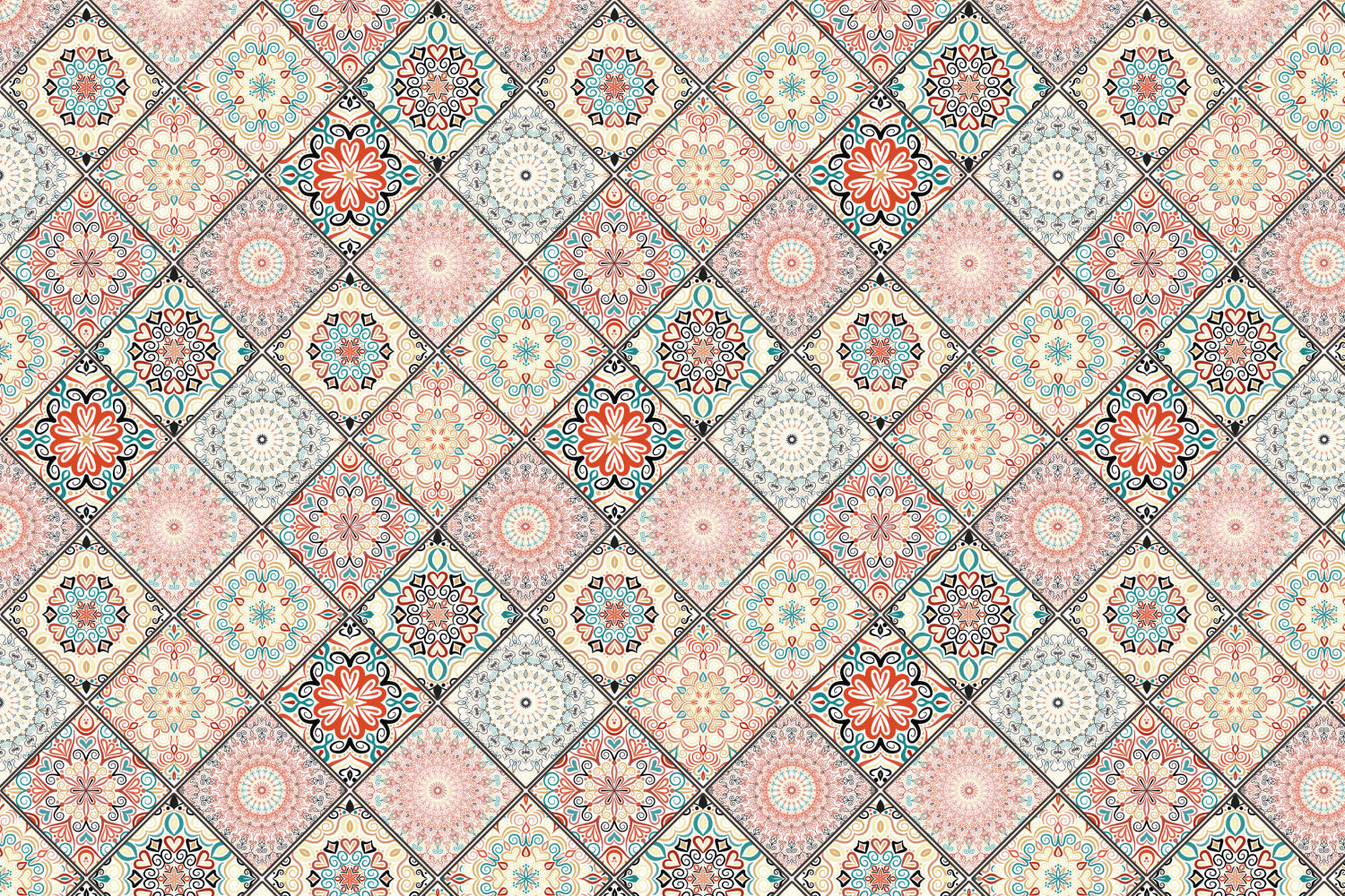 Badrückwand Patchwork