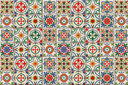 Badrückwand Patchwork