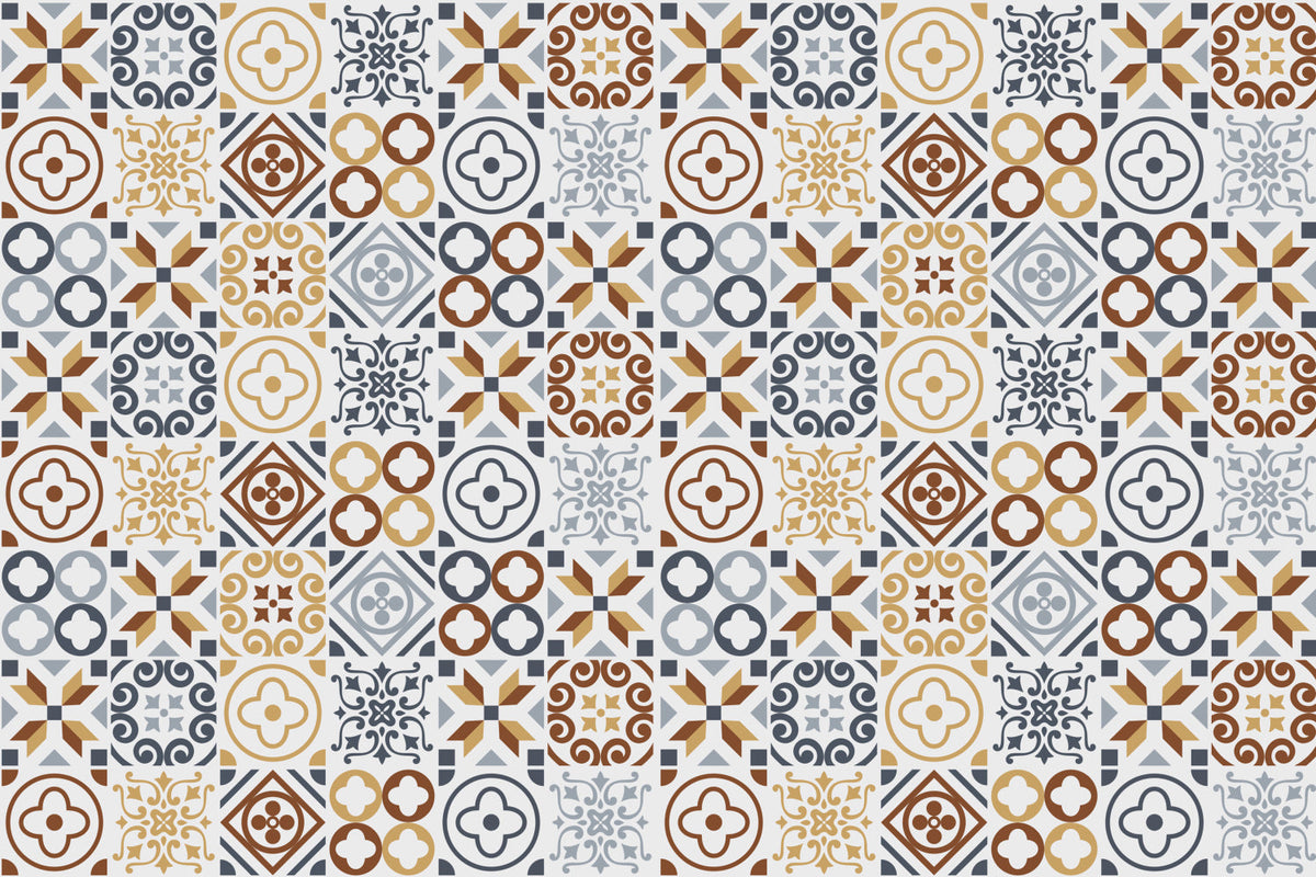Badrückwand Patchwork