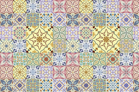 Badrückwand Patchwork