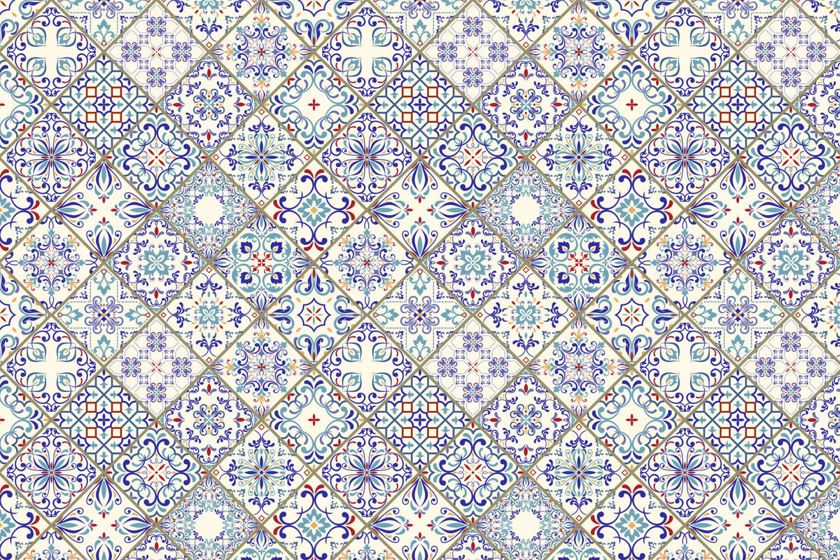 Badrückwand Patchwork