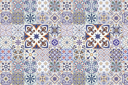 Waschbeckenrückwand Patchwork