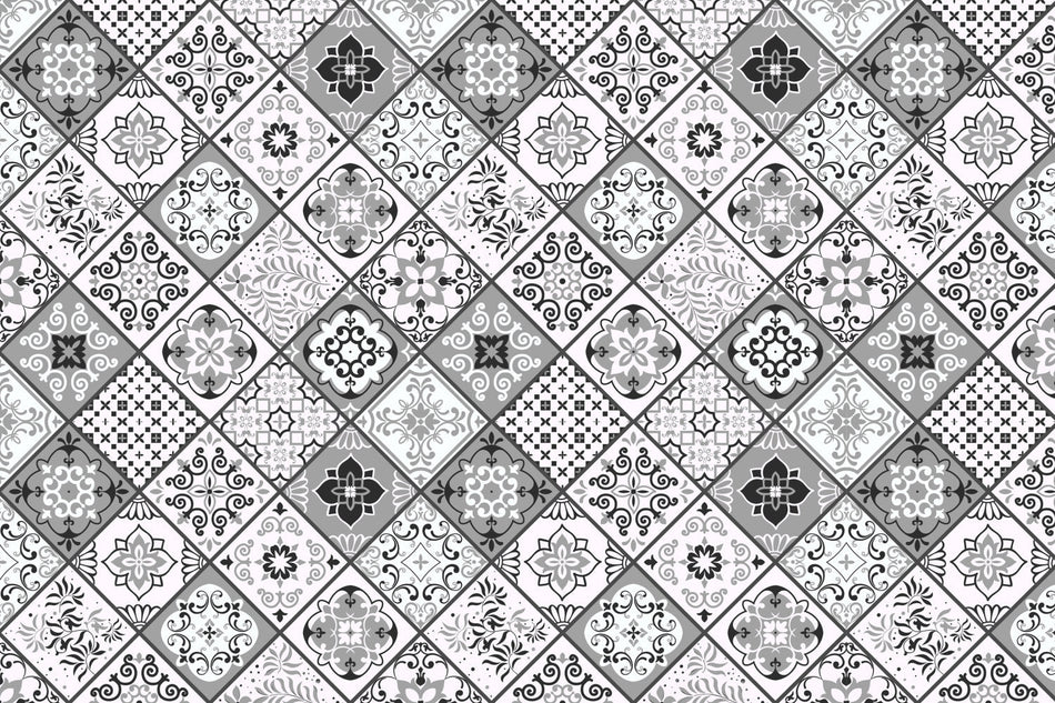 Badrückwand Patchwork