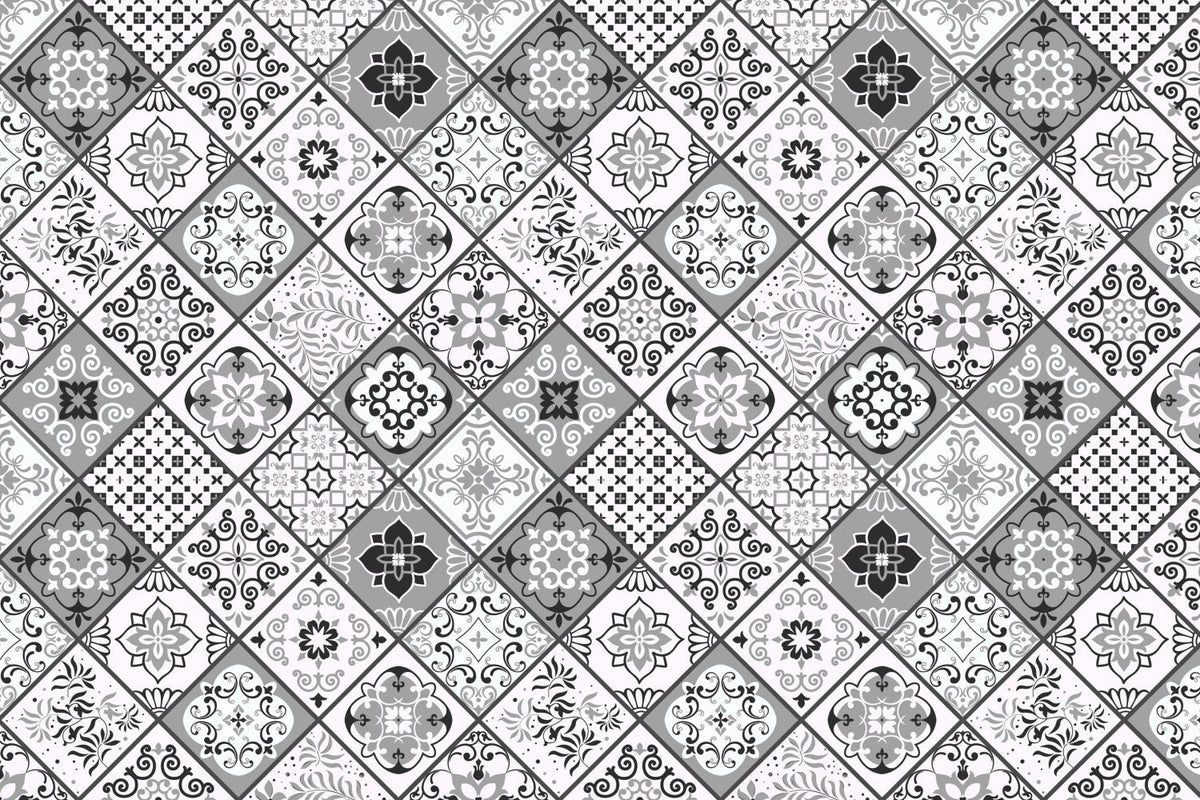 Waschbeckenrückwand Patchwork