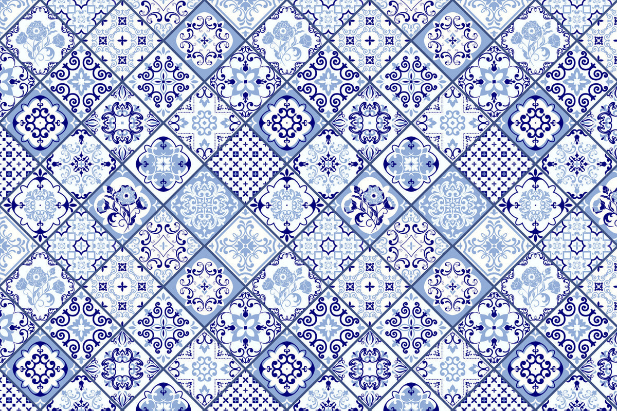 Waschbeckenrückwand Patchwork