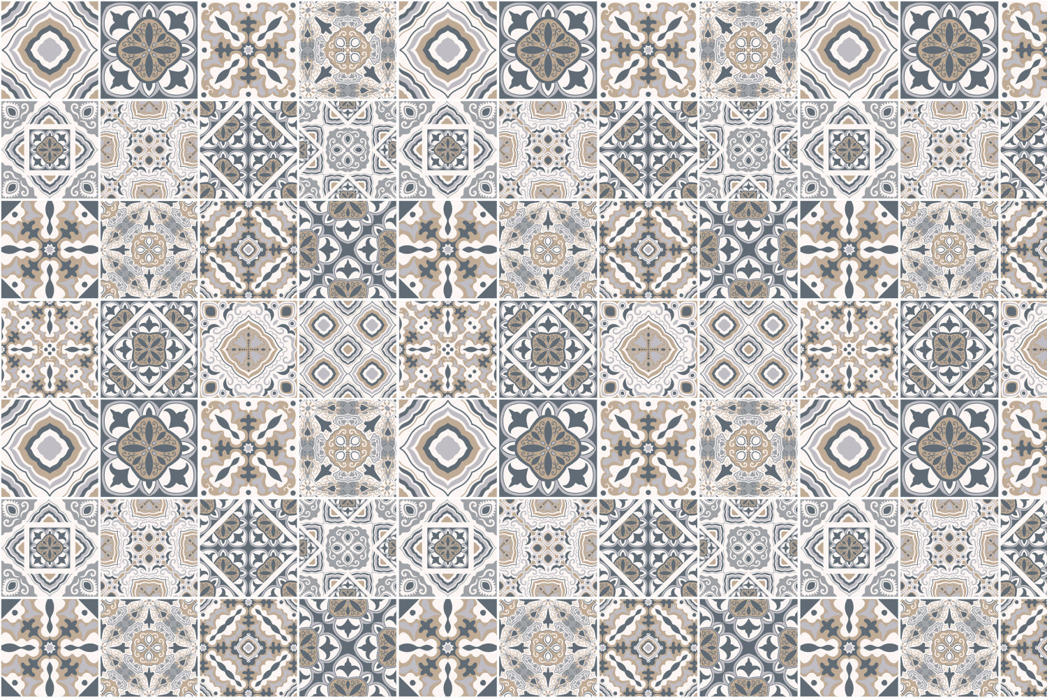 Waschbeckenrückwand Patchwork