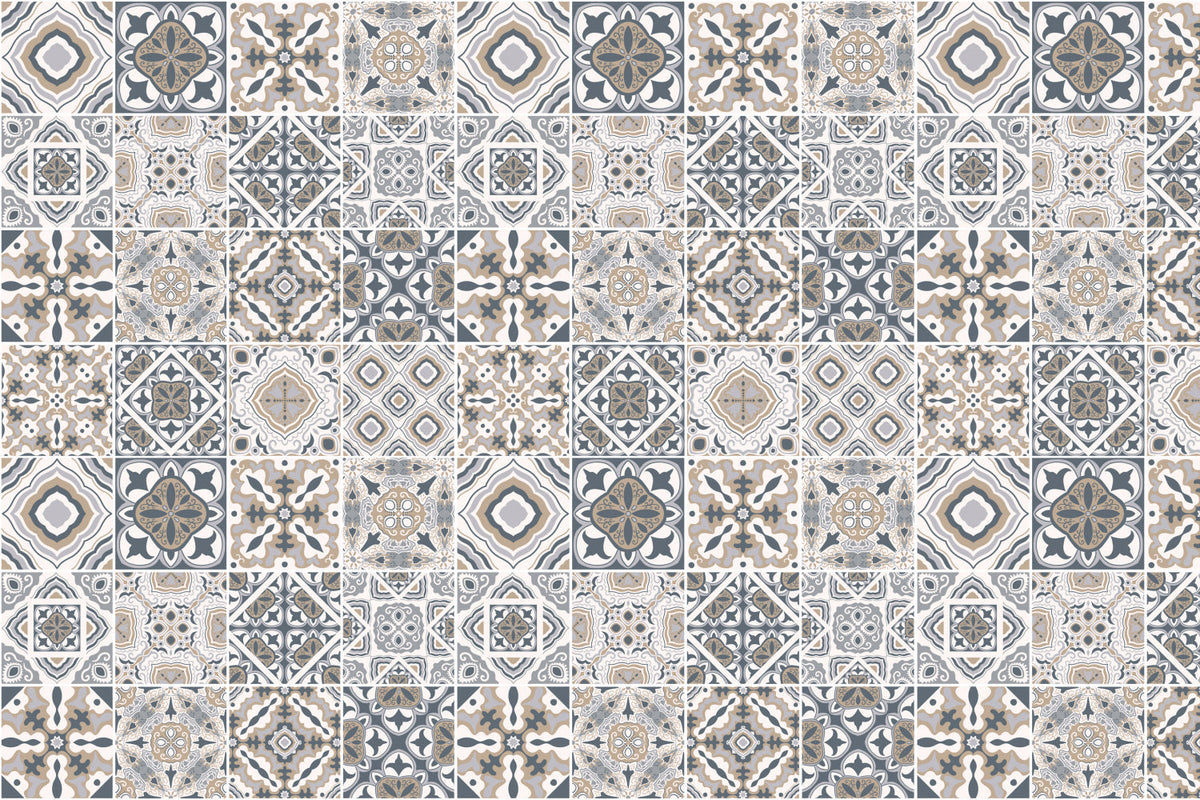 Badrückwand Patchwork