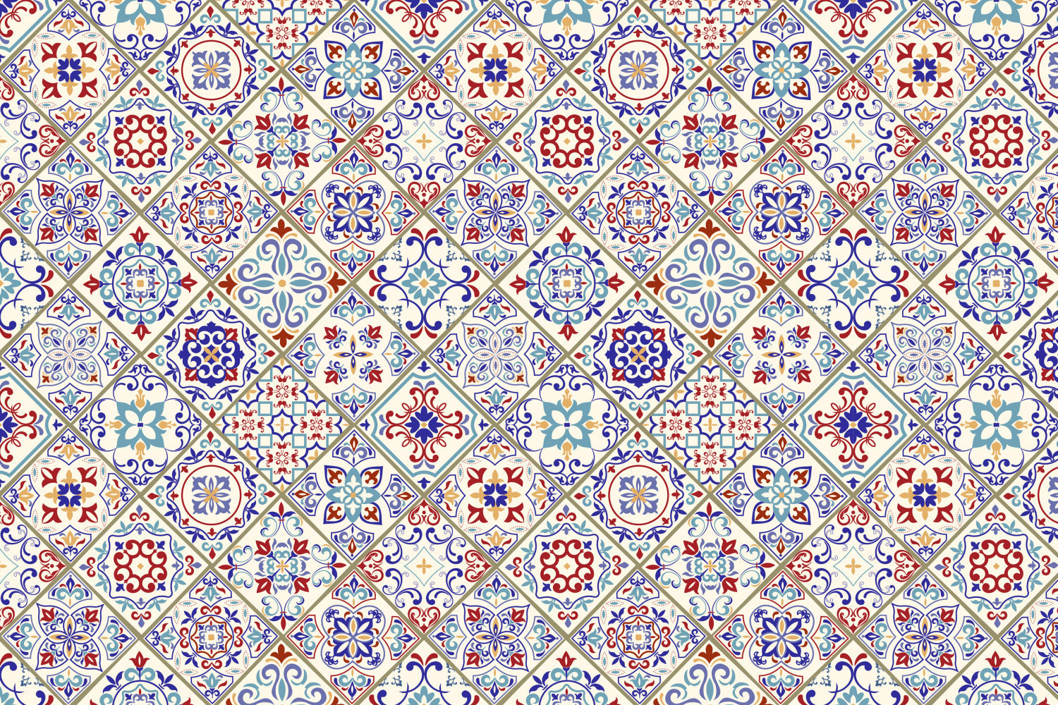 Waschbeckenrückwand Patchwork