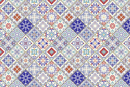Badrückwand Patchwork