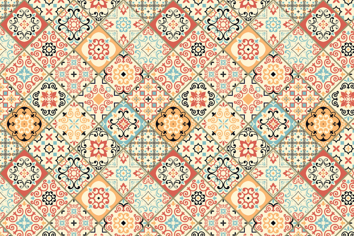 Badrückwand Patchwork