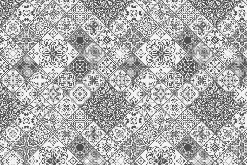 Waschbeckenrückwand Patchwork