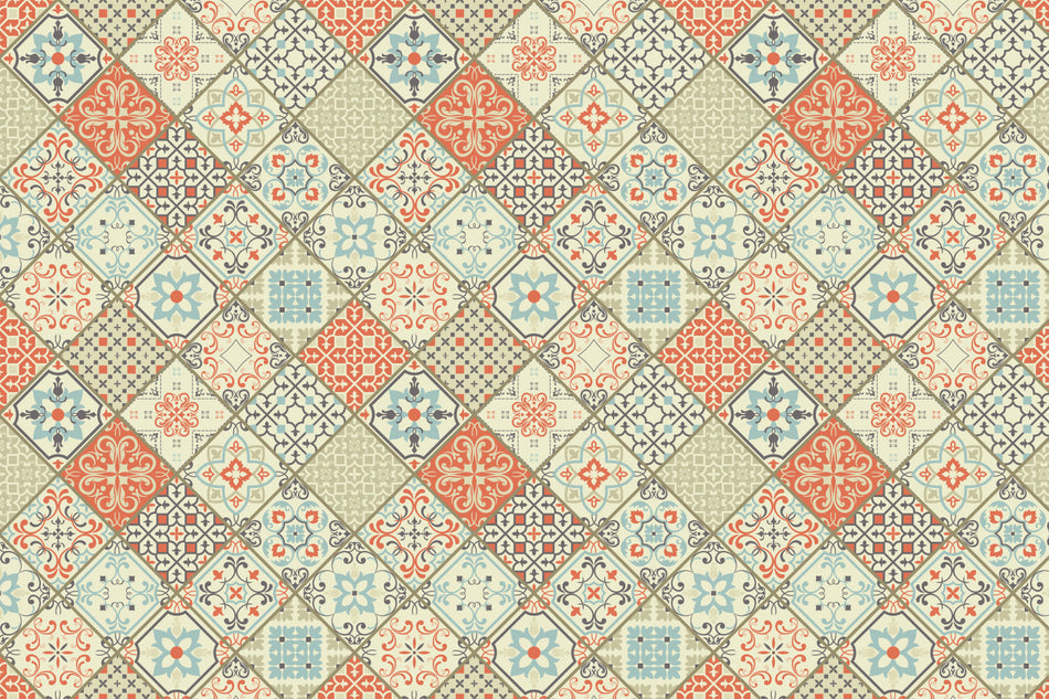 Badrückwand Patchwork