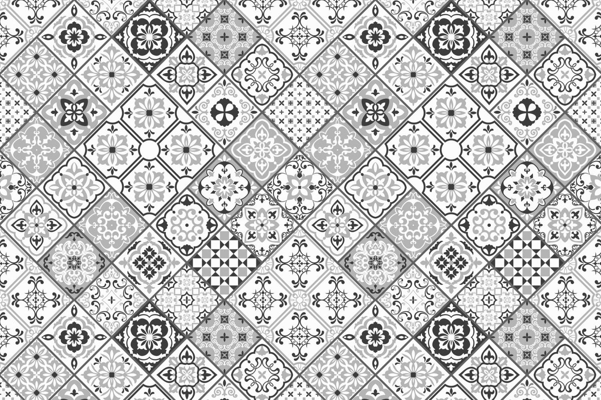 Badrückwand Patchwork