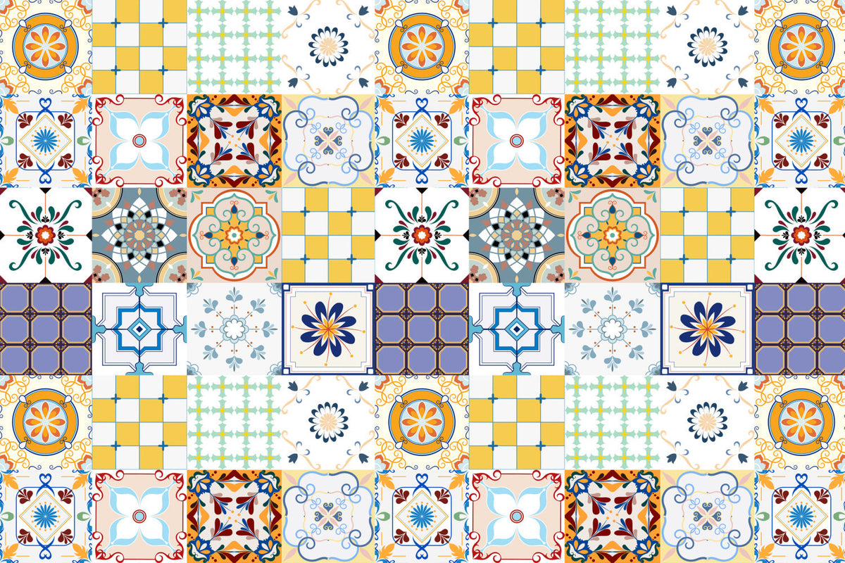 Badrückwand Patchwork