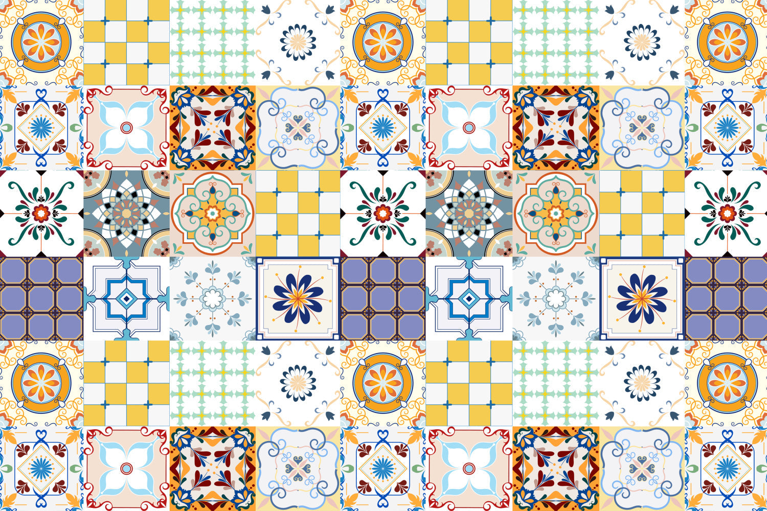 Badrückwand Patchwork