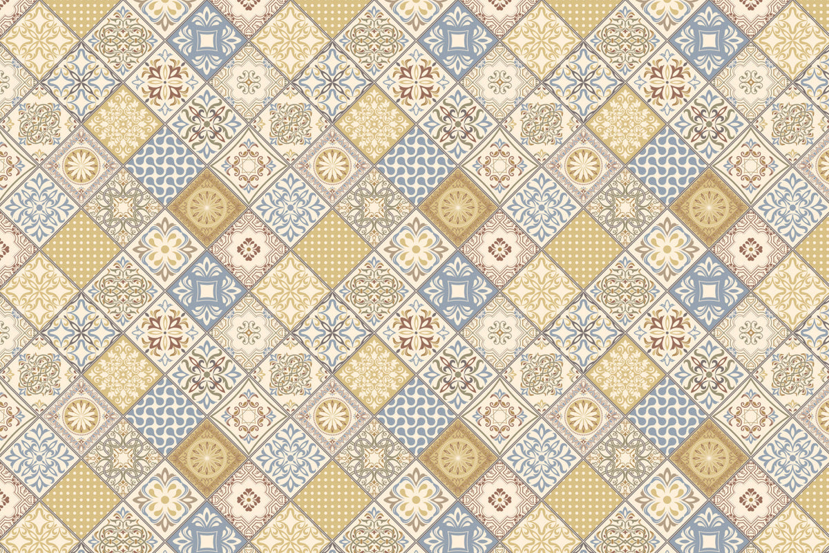 Waschbeckenrückwand Patchwork