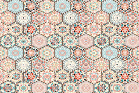 Waschbeckenrückwand Patchwork