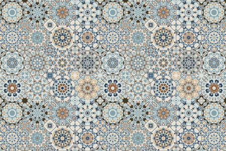 Waschbeckenrückwand Patchwork