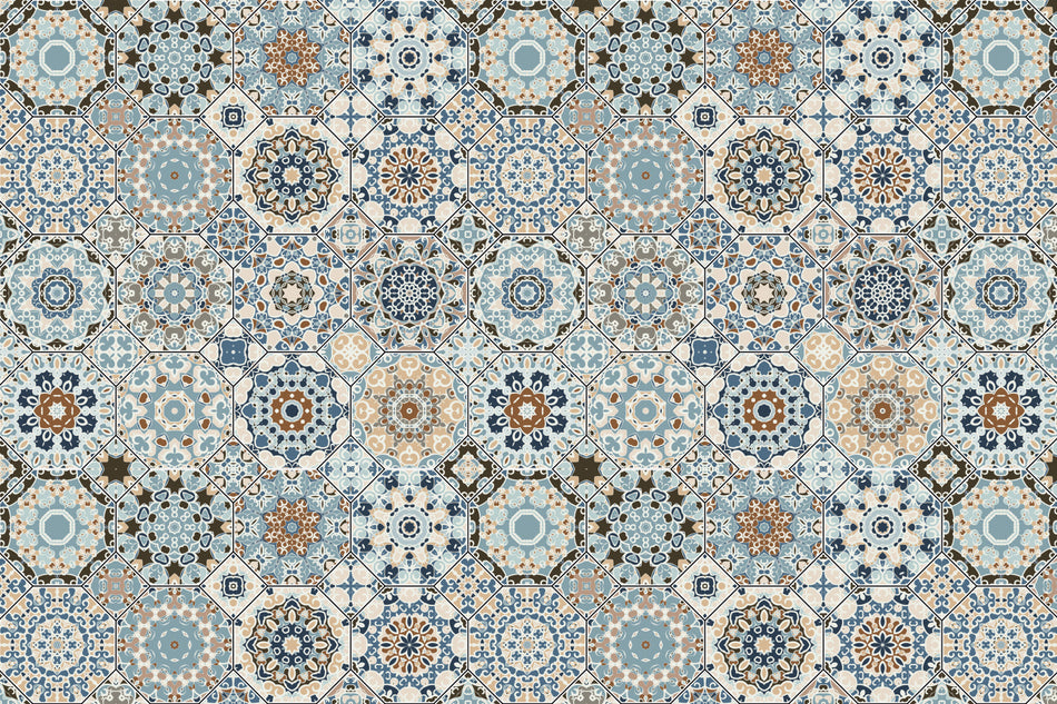 Waschbeckenrückwand Patchwork