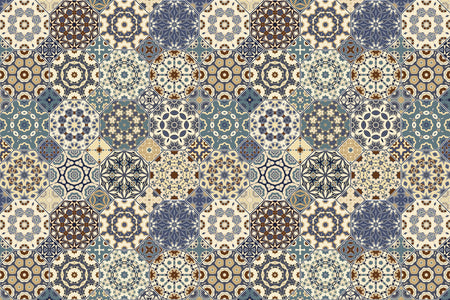 Badrückwand Patchwork