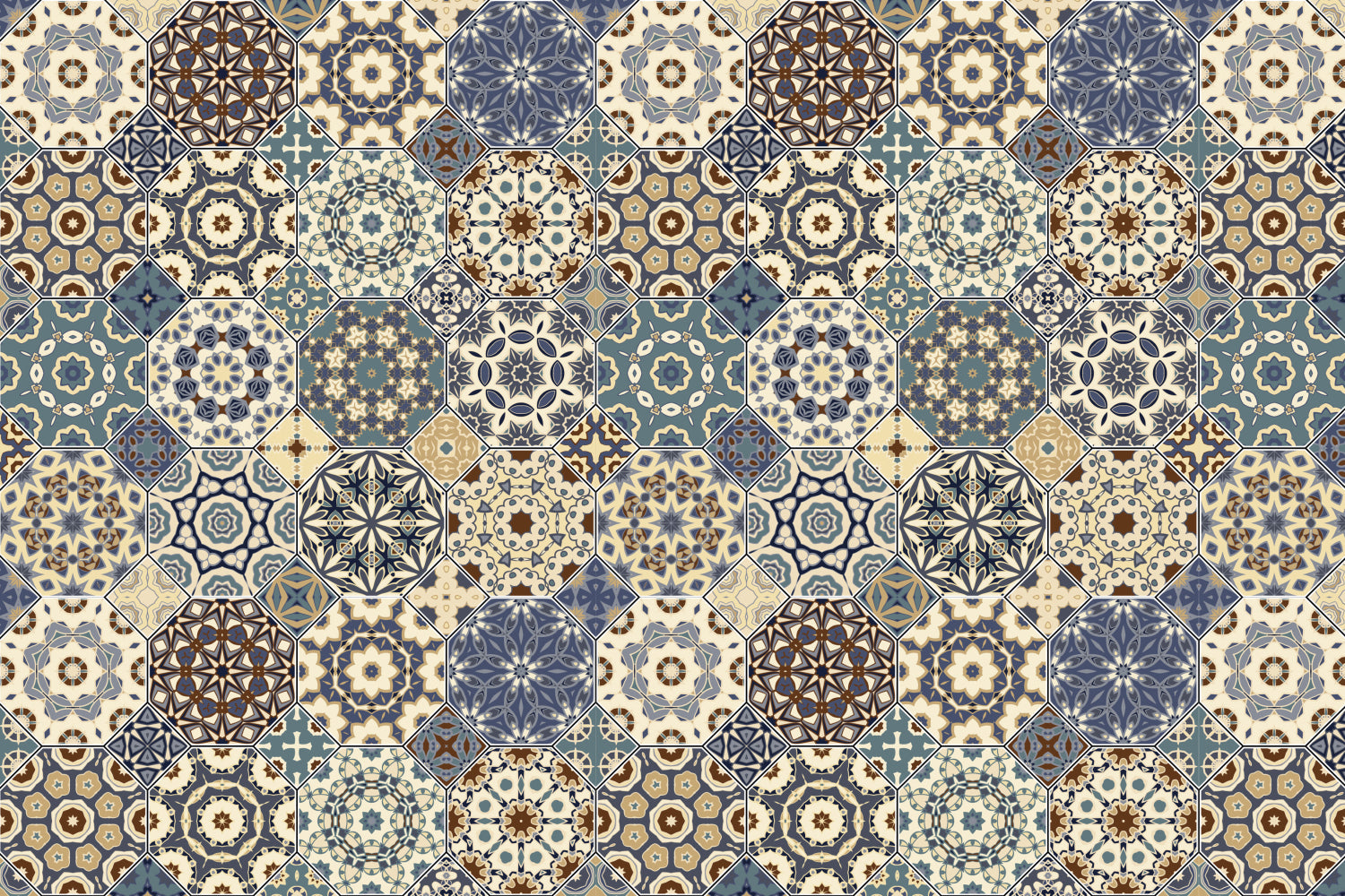 Waschbeckenrückwand Patchwork