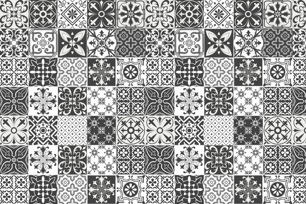 Badrückwand Patchwork