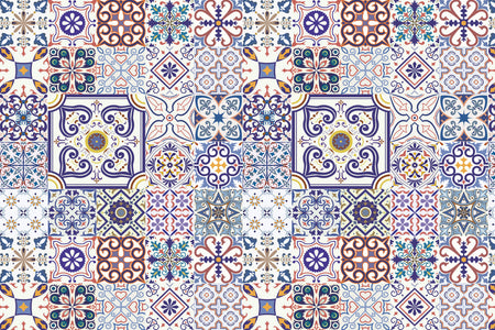 Badrückwand Patchwork
