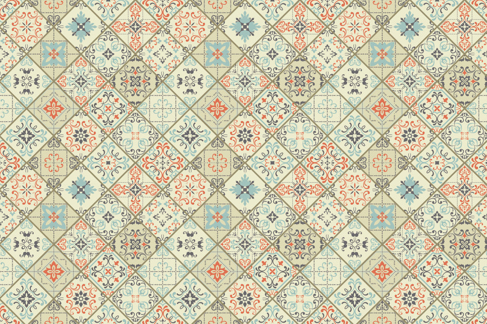Waschbeckenrückwand Patchwork