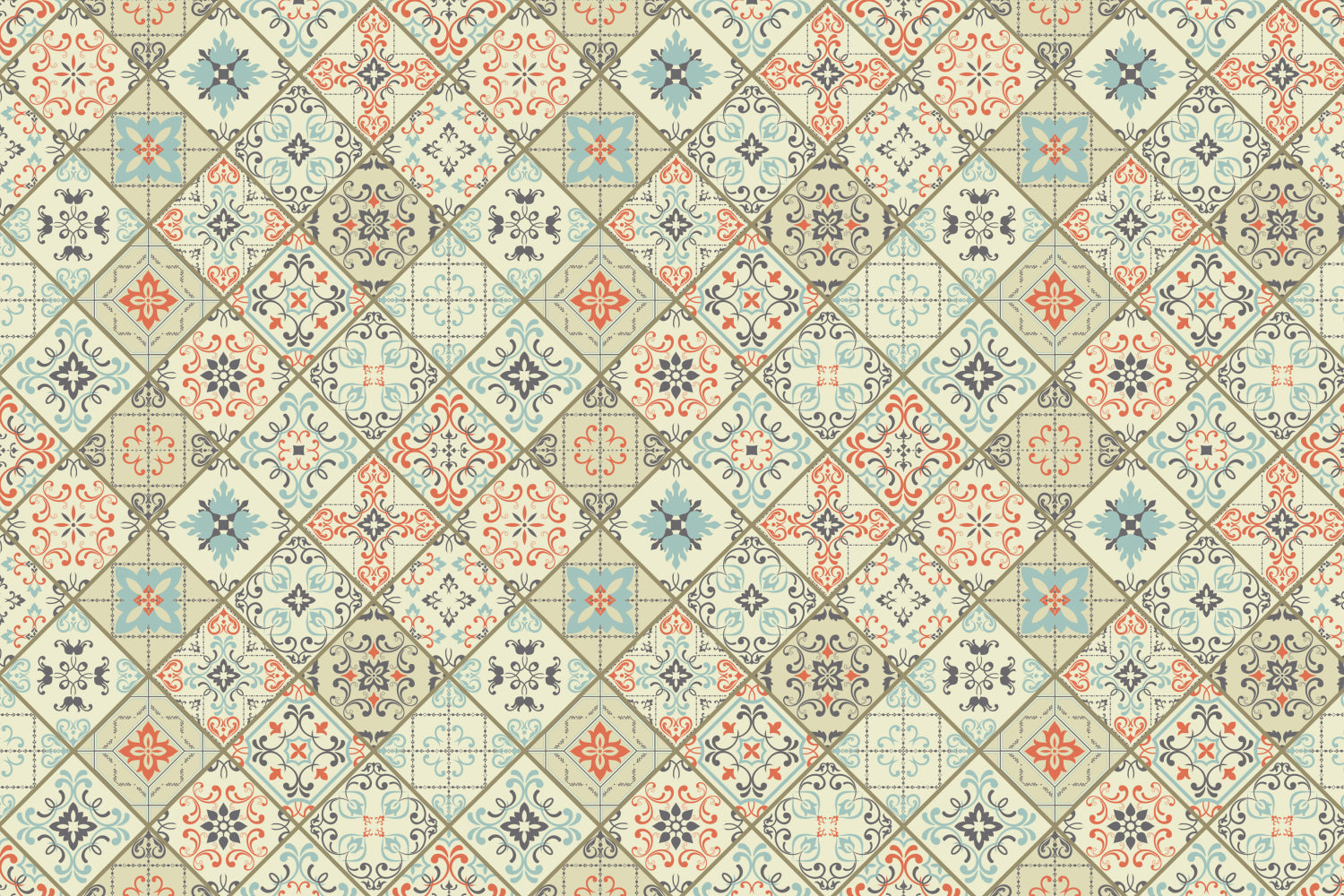 Badrückwand Patchwork