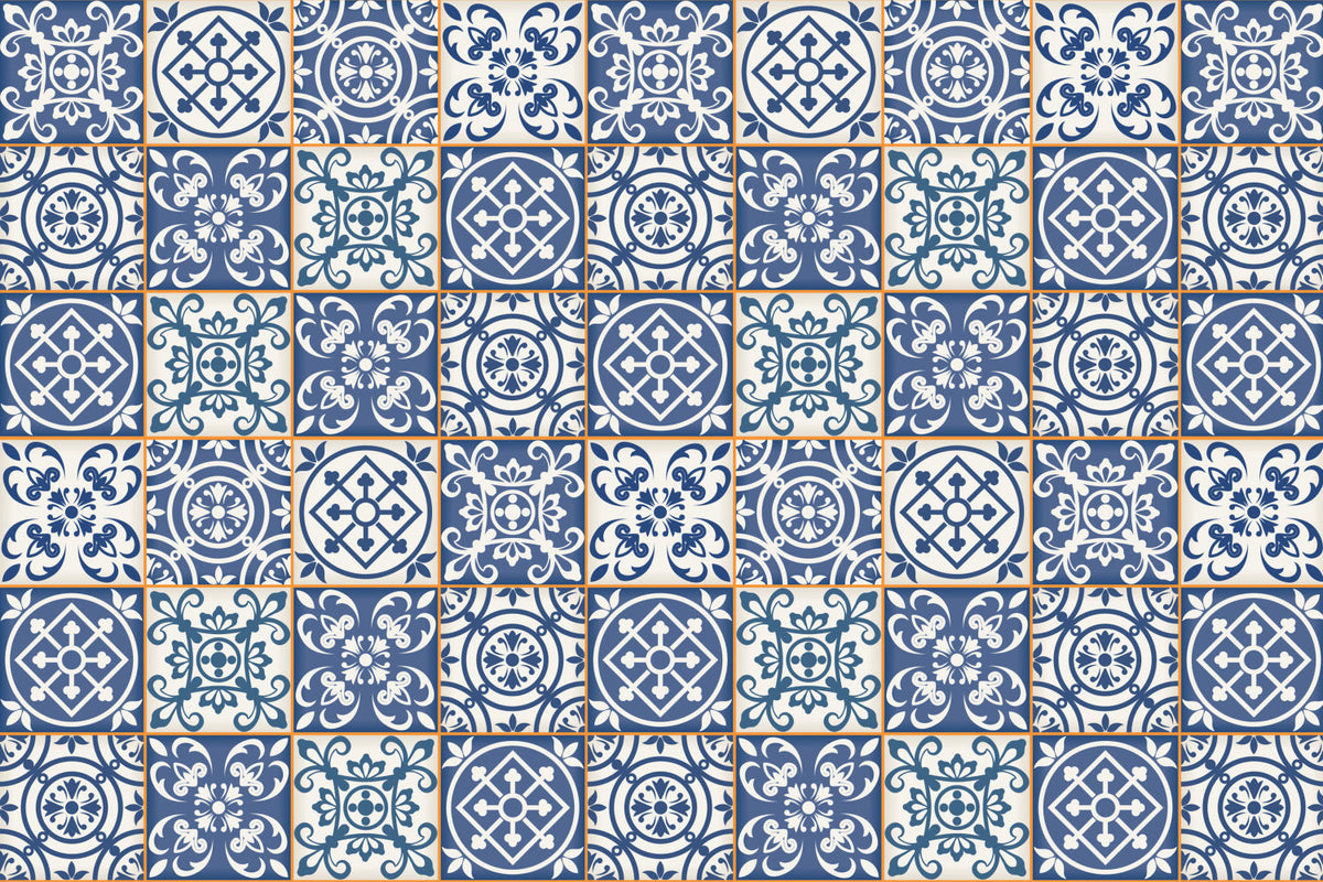 Waschbeckenrückwand Patchwork