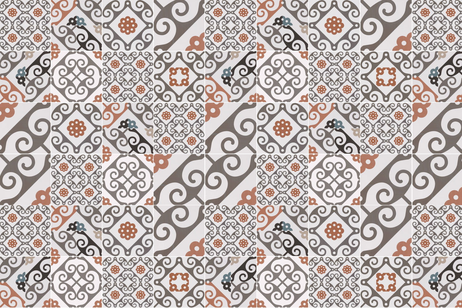 Waschbeckenrückwand Patchwork