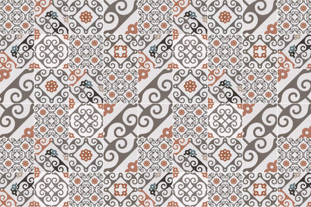 Waschbeckenrückwand Patchwork