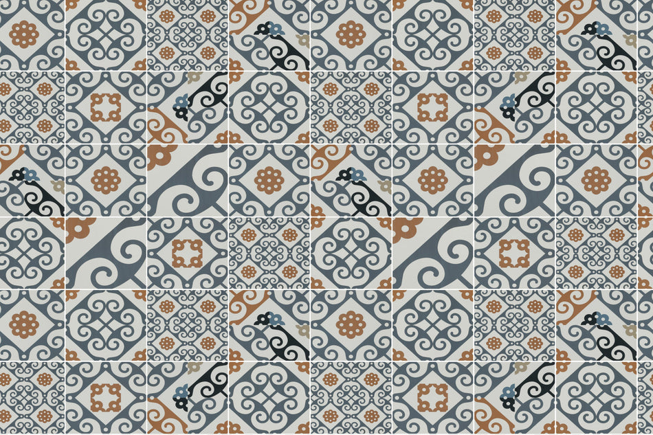 Waschbeckenrückwand Patchwork
