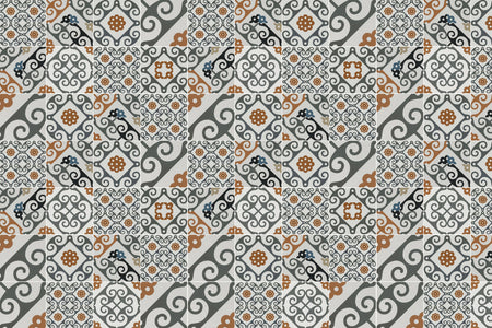 Waschbeckenrückwand Patchwork