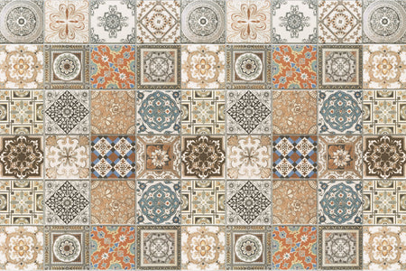 Waschbeckenrückwand Patchwork