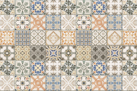 Badrückwand Patchwork