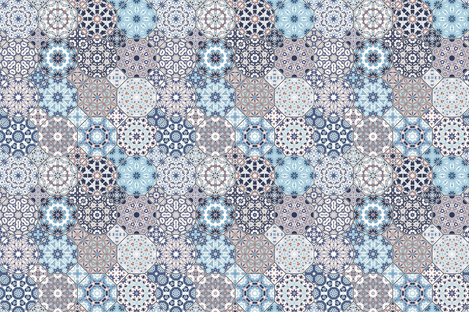 Waschbeckenrückwand Patchwork