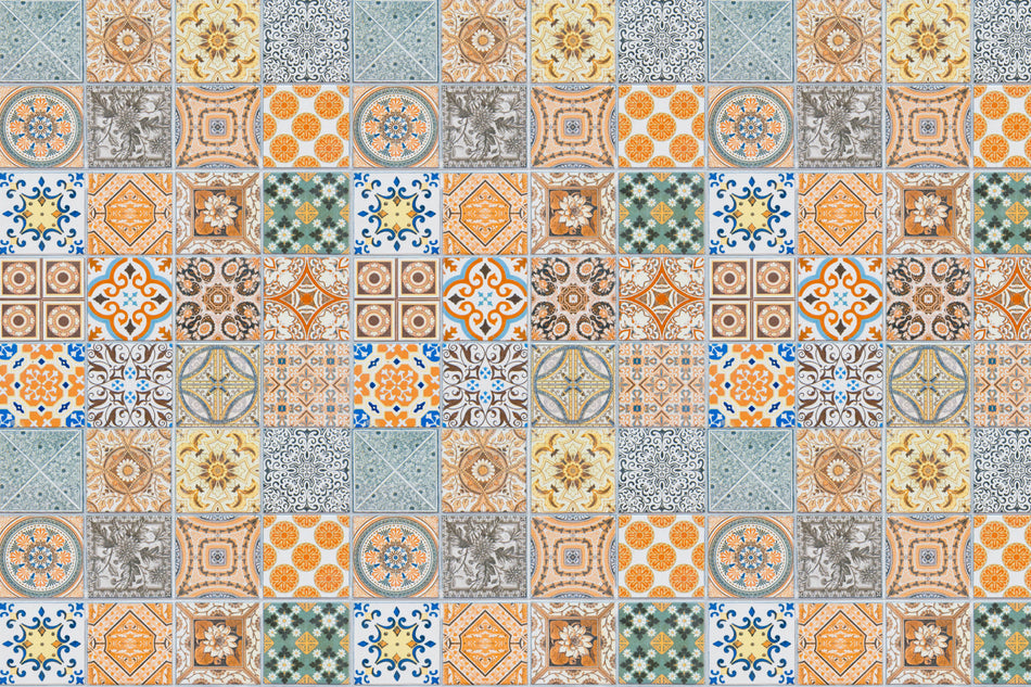 Badrückwand Patchwork