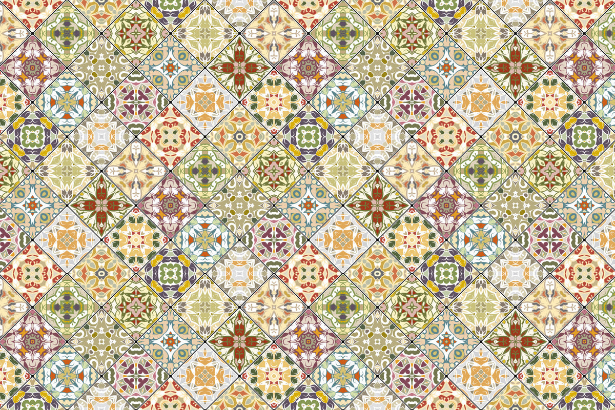 Badrückwand Patchwork