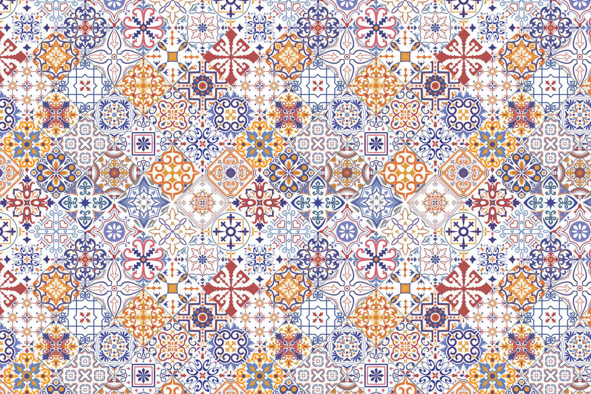 Badrückwand Patchwork