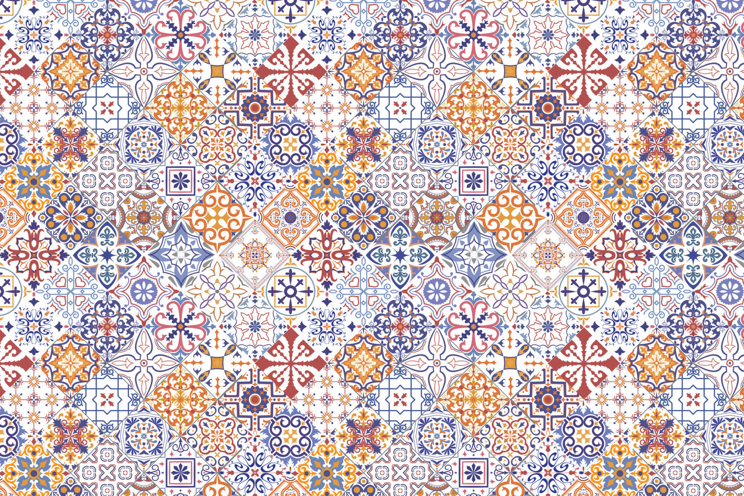 Waschbeckenrückwand Patchwork