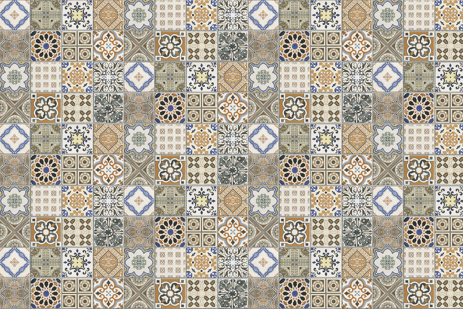 Waschbeckenrückwand Patchwork