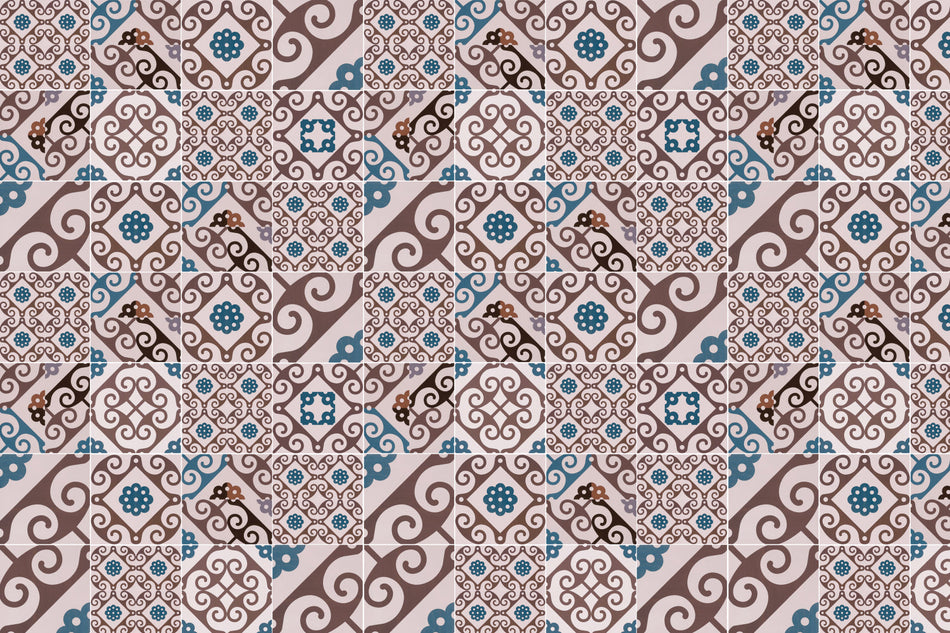 Waschbeckenrückwand Patchwork