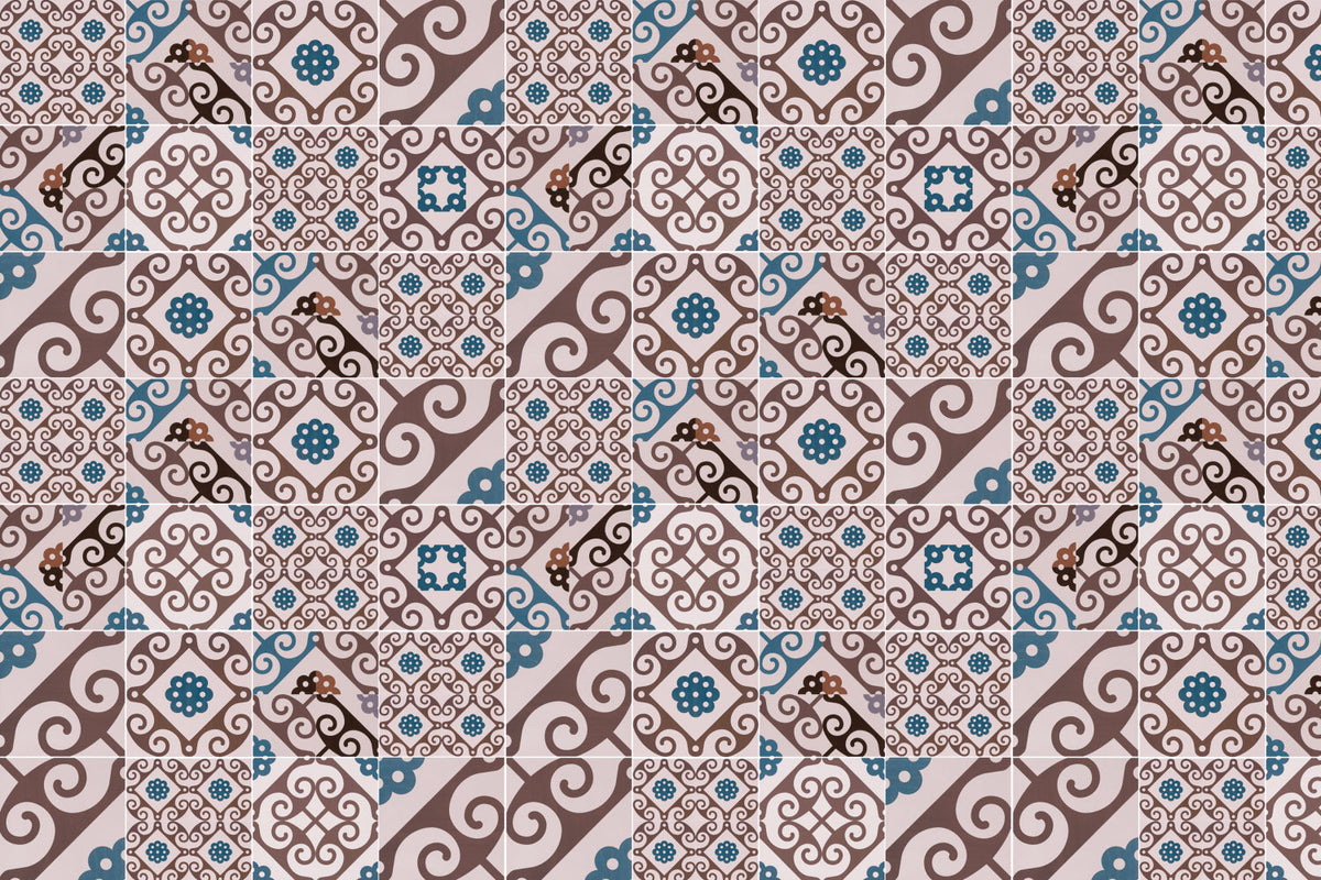 Badrückwand Patchwork