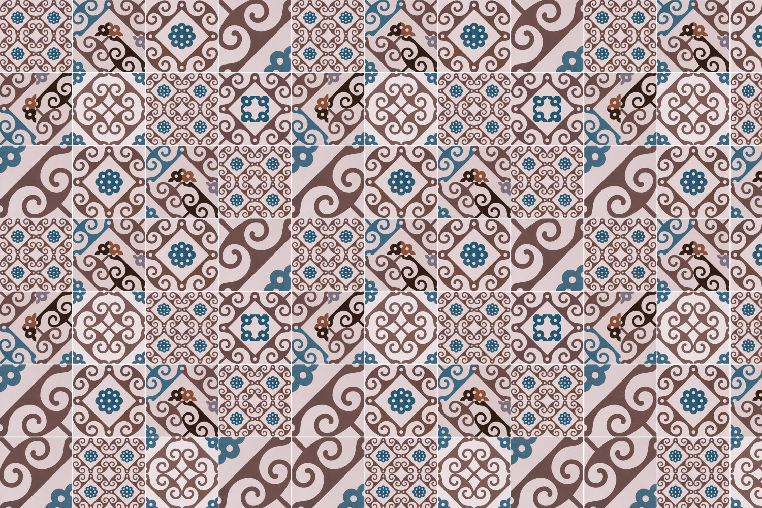 Badrückwand Patchwork